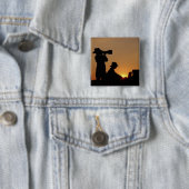 Silhouettes Vierkante Button 5,1 Cm (In situ)