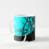silhouetvogels koffiemok (Voorkant links)