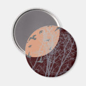 silhouetvogels magneet (Voorkant / Achterkant)