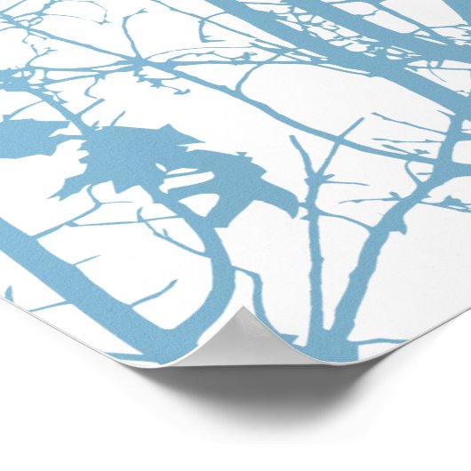 silhouetvogels poster (Hoek)