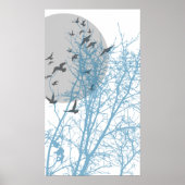 silhouetvogels poster (Voorkant)