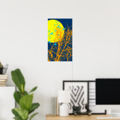 silhouetvogels poster (Thuiskantoor)