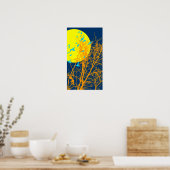 silhouetvogels poster (Keuken)