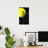 silhouetvogels poster (Thuiskantoor)