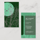 silhouetvogels visitekaartje (Voorkant / Achterkant)