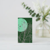 silhouetvogels visitekaartje (Staand voorkant)