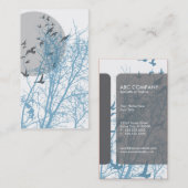 silhouetvogels visitekaartje (Voorkant / Achterkant)