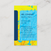 silhouetvogels visitekaartje (Achterkant)