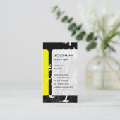 silhouetvogels visitekaartje (Staand voorkant)