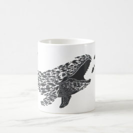 silhouetwalvis koffiemok
