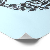 silhouetwalvis poster (Hoek)