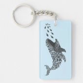 silhouetwalvis sleutelhanger (Voorkant)