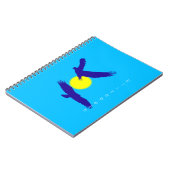 Silhoutette van Flying Eagles Notitieboek (Linkerzijde)