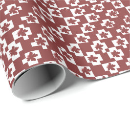 Silhueta de flores em padrão. cadeaupapier