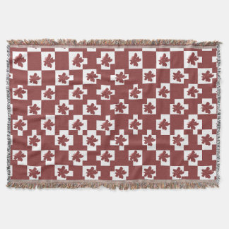 Silhueta de flores em padrão. deken