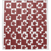 Silhueta de flores em padrão. douchegordijn (Voorkant)