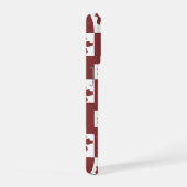 Silhueta de flores em padrão. iPhone hoesje (Rechterkant)