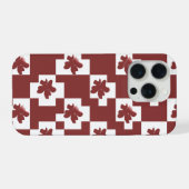 Silhueta de flores em padrão. iPhone hoesje (Achterkant horizontaal)