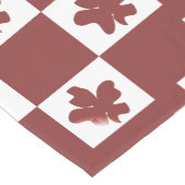 Silhueta de flores em padrão. korte tafelloper (Hoek)