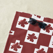 Silhueta de flores em padrão. strandlaken (In situ)