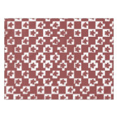 Silhueta de flores em padrão. tafelkleed (Voorkant (Horizontaal))