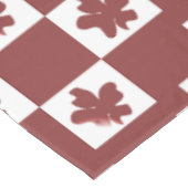Silhueta de flores em padrão. tafelkleed (Gekanteld)