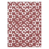 Silhueta de flores em padrão. tafelkleed (Voorkant)