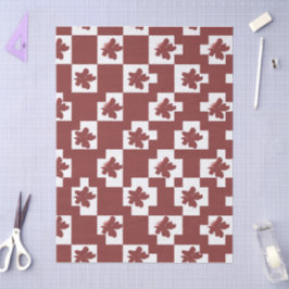 Silhueta de flores em padrão. tissuepapier