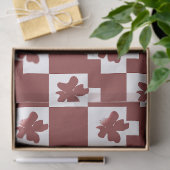 Silhueta de flores em padrão. tissuepapier (Geschenk)