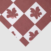 Silhueta de flores em padrão. tissuepapier (Detail)