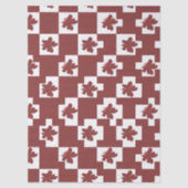 Silhueta de flores em padrão. tissuepapier (Voorkant)