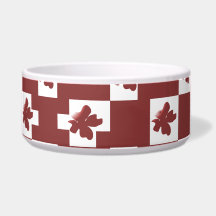 Silhueta de flores em padrão.