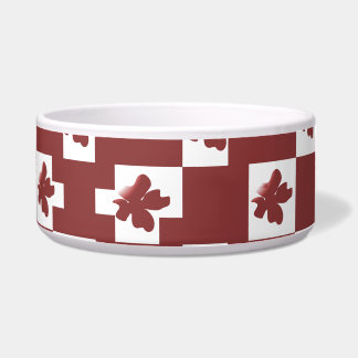 Silhueta de flores em padrão. voerbakje