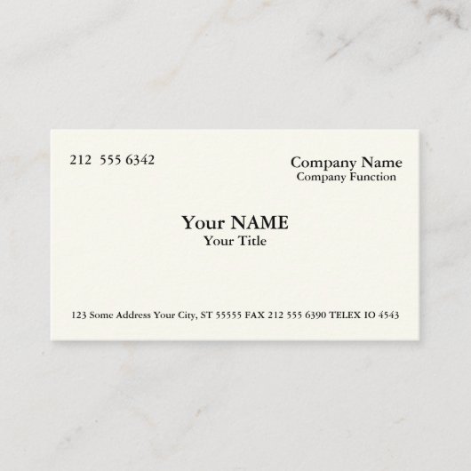 Silian Rail Bone Visitekaartje (Voorkant)