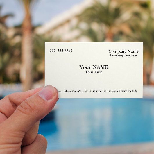 Silian Rail Bone Visitekaartje