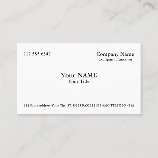 Silian Rail Visitekaartje (Voorkant)