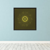 Silica Bloom Behang Canvas Afdruk (Insitu (Houten vloer))