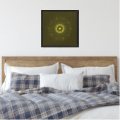 Silica Bloom Behang Canvas Afdruk (Insitu (Slaapkamer))