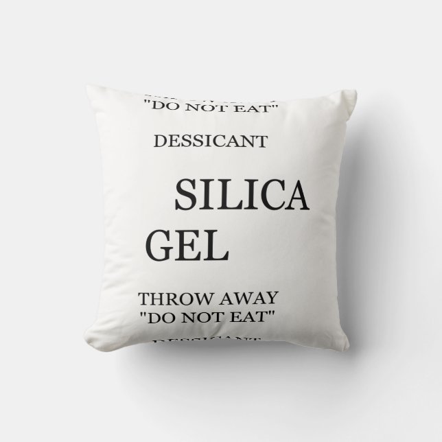 Silica Gel Funny Kussen (Voorkant)