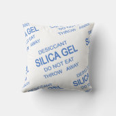Silica Gel Pack Desiccant Funny Novelty Cushion Kussen (Achterkant)
