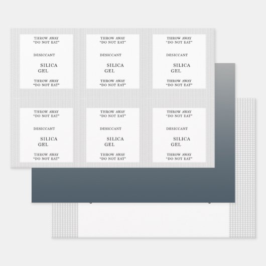 Silica Gel Pack Verpakking Verpakkingspapier Inpakpapier Vel (Set)