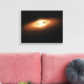 Silicaat kristalformatie canvas afdruk (Insitu (Woonkamer))