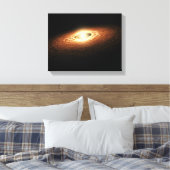 Silicaat kristalformatie canvas afdruk (Insitu (Slaapkamer))