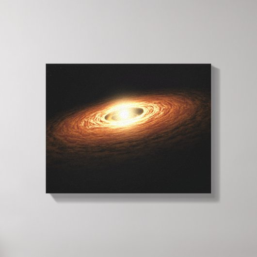 Silicaat kristalformatie canvas afdruk (Voorkant)