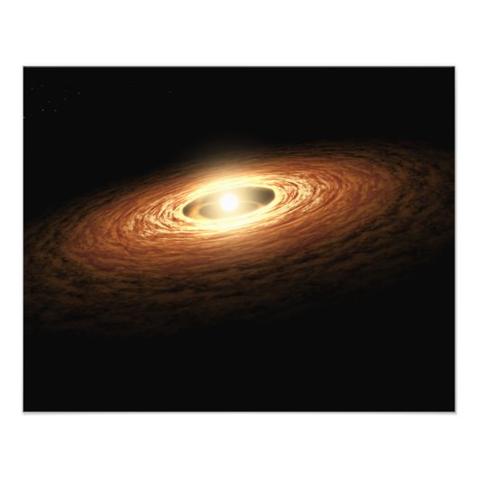 Silicaat kristalformatie foto afdruk (Voorkant)