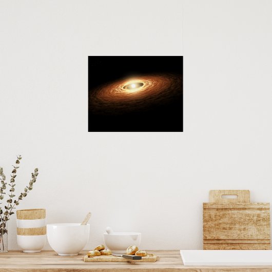 Silicaat kristalformatie poster (Keuken)