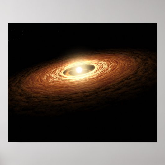 Silicaat kristalformatie poster (Voorkant)