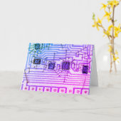 Siliciumchip Kaart (Gele Bloem)