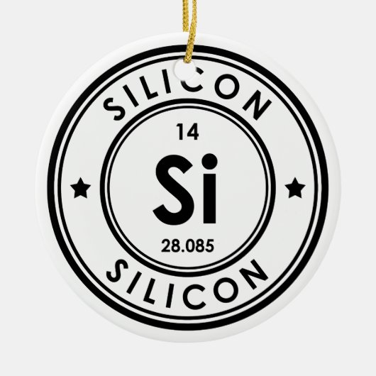 Silicon Element keramisch siermiddel Keramisch Ornament (Voorkant)