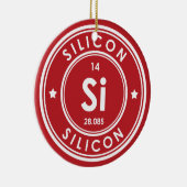 Silicon Element Red keramische sierelementen Keramisch Ornament (Rechts)